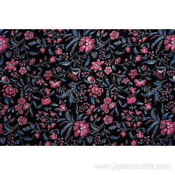 Competitive Price Blue leaf Pattern Printed Fabrics